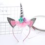 Kid hair accessories kid party headband unicorns head bands