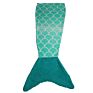 Kids Baby Boys Girls Mermaid Shark Cetacean Shape Touched Super Soft Flannel Tail Double-Deck Blanket Sleeping Bag
