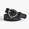 Kids Faux Leather Belt Children Heart Hollow Carved Cute Belts