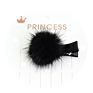 Kids Hair Accessories Small Furry Pom Pom Children Hair Clips