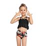 Kids Swimwear Kids Bathing Suits Girls Two Piece a Bikini Children Swimwear Service Floral Quick Dry Not Support