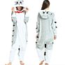 Kigurumi Adult Fox Cat Onesie Pajamas Shark Duckbill Dragon Bear Wolf Animal Fleece Adult Sleepwear Halloween Costume