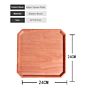 Kitchen Storage Tray Wooden Food Plates Dishes for Serving Kitchen Organizer Decoration Cutlery Tableware Pallet Tea Cup Saucer