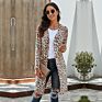 Ladies Clothing Autumn Aztec Print Women Open Front Long Sleeve Knitted Cardigan