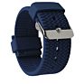 Ladies Red Color Tire Grain anti Skid Quick Release Rubber Silicone Watch Straps