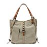 Large Capacity Leisure Women Shoulder Handbag Canvas Tote Bags with Printed Logo