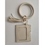 Hot Sale Amazon Leather Key Ring Keychain Wallet Wristlet Bracelet