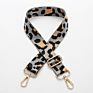 Leopard Print Pattern Adjustable Replaceable Webbing Shoulder Strap