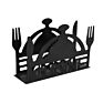 Logo Decor Tools Tissue Dispenser Storage Case Table Decoration Home Party Creative Iron Napkin Rack