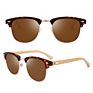 Logo Gafas Promotion Wood Bamboofashion Uv400 Women Plastic Sun Glasses Sunglasses