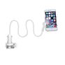 Long Arm Flat Flexible Lazy Bed Desktop Cell Mobile Necklace Phone Holder Stand with Gooseneck for Iphone and Samsung