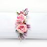 Lovely Artificial Floral Nylon Kids Toddler Hair Bands Elastic Newborn Baby Girl Flower Headband