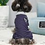 Lovely Striped Dog Four Leg Clothes Autumn Pet Clothes Small Xl Xxl Dog Clothing with Heart Stripe