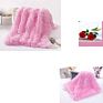 Lowest Price Super Cozy Wool Blanket Plaid Chunk Knit Faux Fur Throw Blanket Bed Mink Fleece