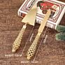 Luxury Handle Cake Shovel Cutter Zinc Alloy Pizza Cake Knife and Server Set