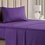 Luxury Hotel Bed Sheet 1800 Microfiber Bedding Set 4 Pice Set