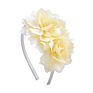 Luxury Princess Children Hairbands Wedding Accessories Girls Headband Baby Big Chiffon Flower Hairband