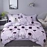Luxury Printed Pillow Case Bed Sheet and Quilting Comforter Sets Quilt Bedding 4 Piece