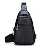 Luxury Pu Leather Chest Backpack Crossbody Sling Bag for Men