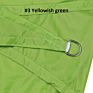 Lvju Multi Color 9.8X9.8Ft 3X3M Waterproof Sun Shade Sail Tent Fabric