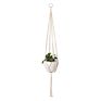 Macrame Plant Hangers Indoor Different Size Hanging Planter Basket Flower Pot Holder with Beads Hand-Woven Flower Pot Holders