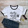 Mama Needs Coffee T-Shirt Funny Tired Mom Tshirt for Women