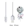 Maoxin Unique Beautiful Lollipop Package Design 1M Ip Type C Data Usb Cable Micro Usb