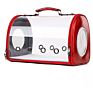 Material Casual Breathable Clear Pet Carrier Handbag Transparent Shoulder Crossbody Cat Dog Carrier Travel Bag