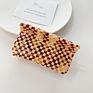 Memphis Style Novelty Square Gripper Large Simple Retro Gripperhair Claws From