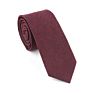 Men Cotton Solid Color Slim Necktie Stripe Skinny Tie for Wedding Party