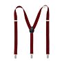 Men Print Solid Color Rainbow Suspenders Adjustable Elastic Brace Suspenders Straps
