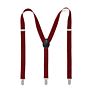 Men Print Solid Color Rainbow Suspenders Adjustable Elastic Brace Suspenders Straps