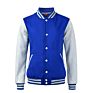 Men Unisex Button down College Letterman Bomber Jackets Baseball Varsity Jacket