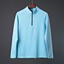 Mens 100%Polyester Moisture Wicking Quick Dry 1/4 Zip Pullover Running Shirts Long Sleeve Tops