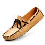 Men's Boat Shoes Loafers Mocassins Shoes Stock Genuine Leather Upper Rubber Out Sole