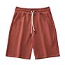 Mens Plain Cotton Terry Gym Shorts for Workout