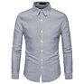 Mens Slim Fit Business Casual Cotton Long Sleeves Solid Button down Dress Shirts