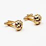 Metal Brass Black Knot Cuff Links Tuxedo Sleeve Button Cufflinks