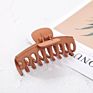 Mio Large Korean Hairgrips Frosted Banana Hair Clips Plastic Claw Clips Nonslip Hair Clamp Hair Claw Clips Women Matte