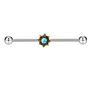 Mix Styles 50Pcs Surgical Steel Industrial Barbell 14G Earrings Tragus Piercing Cartilage 38Mm 1&1/2 Inch Long Bar Body Jewelry