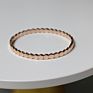 Moge Non Tarnish Jewelry Honeycomb Hexagon Geometric Goldplated Bracelet Clear Stainless Steel Bangles Women