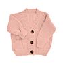 Muti Solid Color Spring Autumn Sales Girls Sweater with Buttons and Pocket Kids Chunky Knit Cardigan Girls Sweater