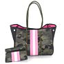 Neoprene Mom Beach Handbag,Large Capacity Mommy Tote Bag