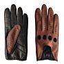 Neutral Sheepskin Full Finger Unlined Driving Leather Gloves