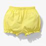 Newborn Infant Baby Girls Clothes Ruffle Ribbed Knitted Plain White Baby Girl Bloomers
