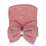 Newest Cute Newborn Baby Girl Comfy Bowknot Hospital Cap Beanie Hat Knitted Striped Baby Girl Caps Beanie Toddler Hats