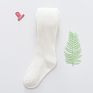 Nk208 Baby Cotton Solid Color Kid Tight for Girl Ribbed White Children Stocking Leggings Pantyhose Tights