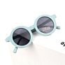 Oculos Frosted Glasses Uv Protection Girls Circle Sunglasses for Kids Sunglasses Polarized Unisex Children Pc Frame