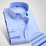 Oversized Long Sleeve Dress Shirts for Men White Blue Black Pink Shirt Office Business Formal plus Size Men Shirt