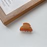 Package Plastic Shell Curved Leopard Small Hair Clamp Clips Hairclips Cellulose Acetate Kids Mini Hair Claws for Babies